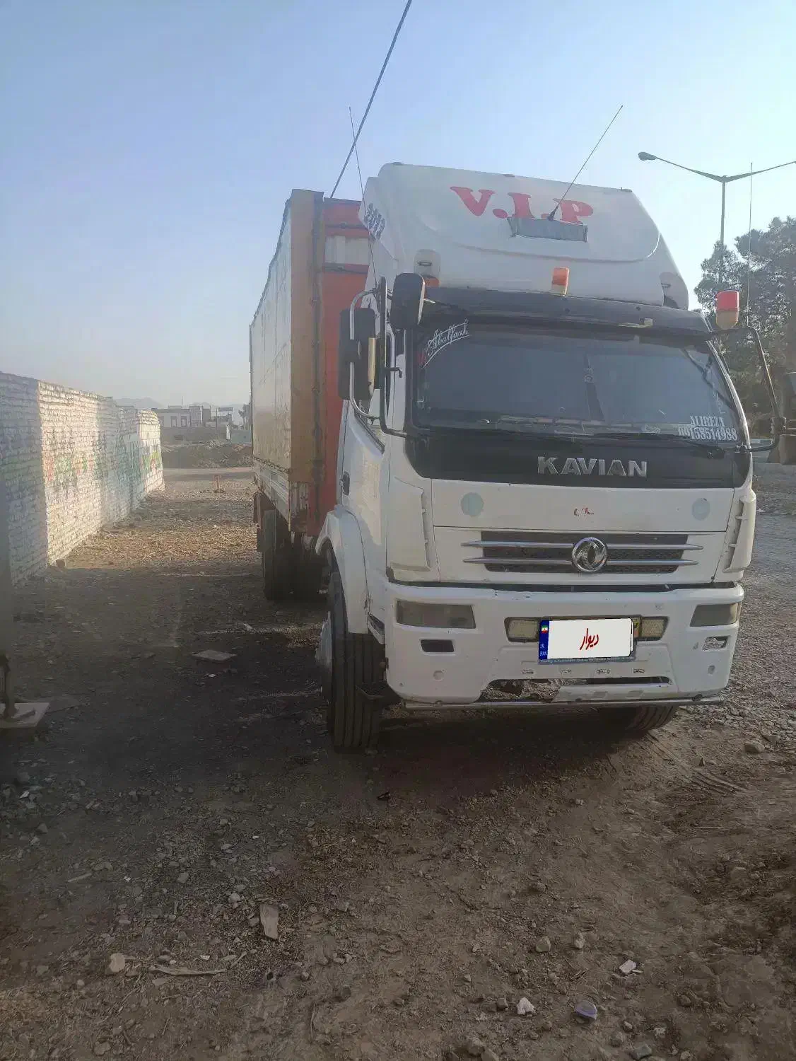 کاویان112موتورسه تیکه بنزلاستیک 6حلقه نو|خودرو سنگین|کاشمر, |دیوار