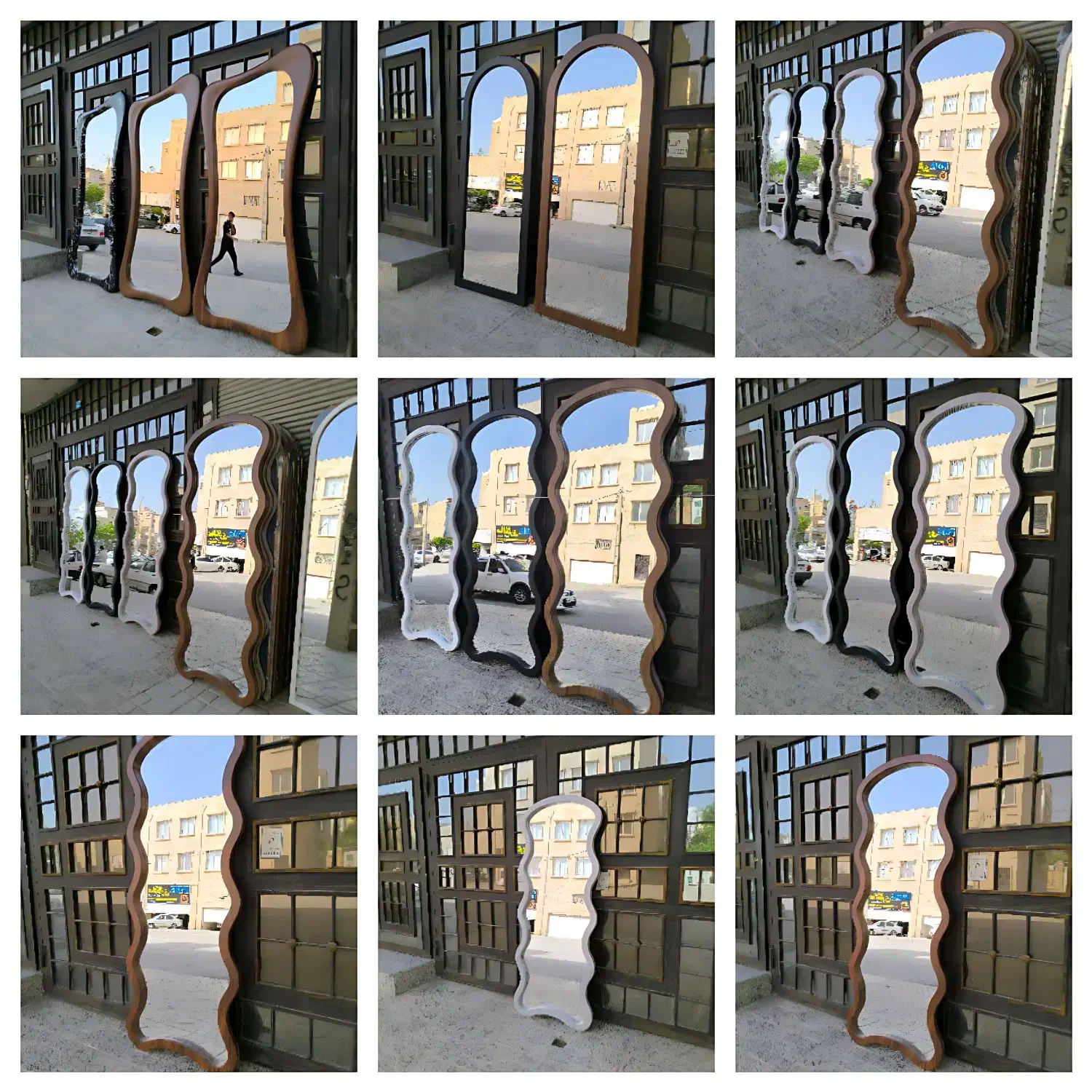 آینه رهام|آینه|قزوین, |دیوار