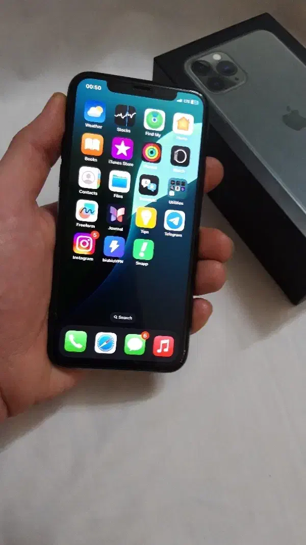 ایفون11 پرو zaa دوسیم حافظه64بسیار تمیز و لاکاغذی|موبایل|مشهد, منزل آباد|دیوار