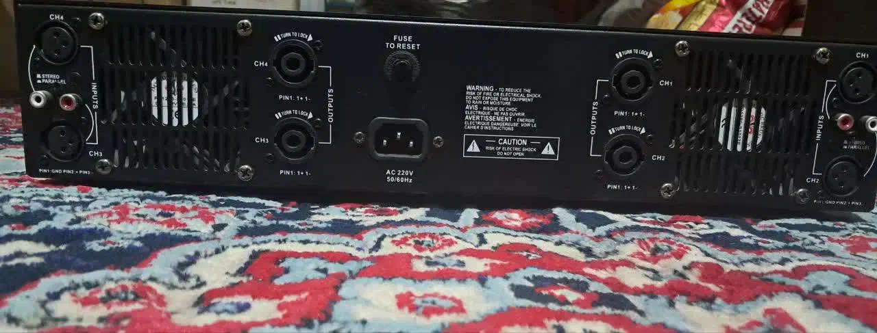 میکسر ۲۲۰۰ تایوان با پاور دایناپرو|سیستم صوتی خانگی|ری, تقی آباد|دیوار