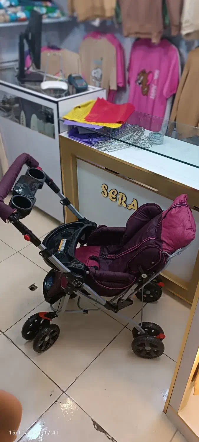 کالسکه در حد نو ،تاشو به علت کمبود جا|کالسکه و لوازم جانبی|گلپایگان, |دیوار