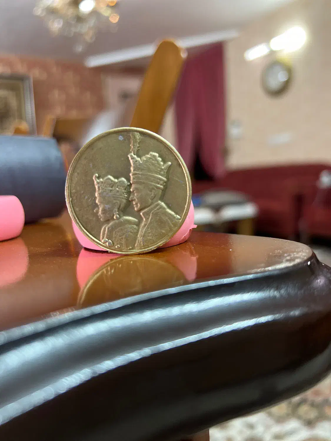 سکه یابود تاج گذاری شاه|کلکسیون سکه، تمبر، اسکناس|قائمشهر, |دیوار