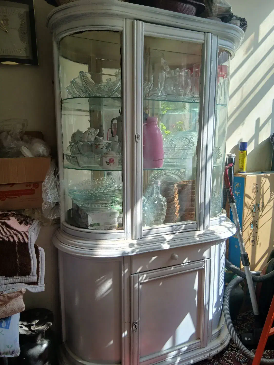 کمد ویترین سالموتمیز|بوفه، ویترین، کنسول|خمین, |دیوار