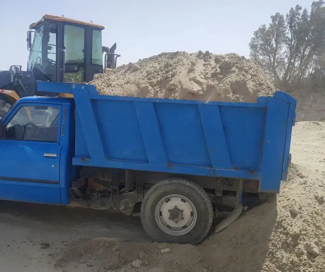 حمل شن بانیسان کمپرس اتاق بزرگ ماسه.نخاله. مل. ریگ|خدمات حمل و نقل|زابل, |دیوار