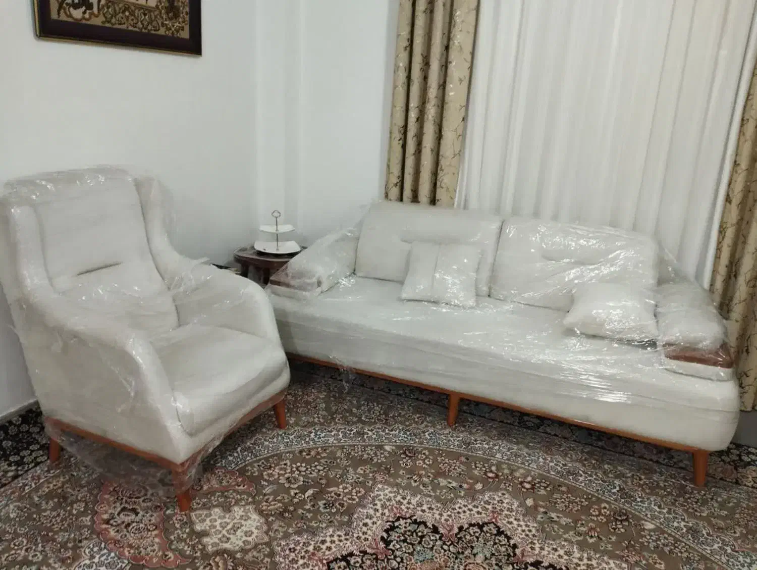 مبلمان راحتی ۷نفر|مبلمان خانگی و میز عسلی|محمدیه-قزوین, |دیوار