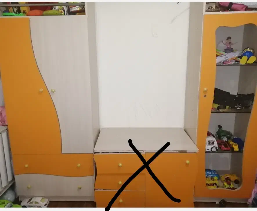 کمد و دراور و بوفه اتاق بچه. تختخواب ماشینی پلیسی|تخت و سرویس خواب|پردیس, فاز ۸|دیوار