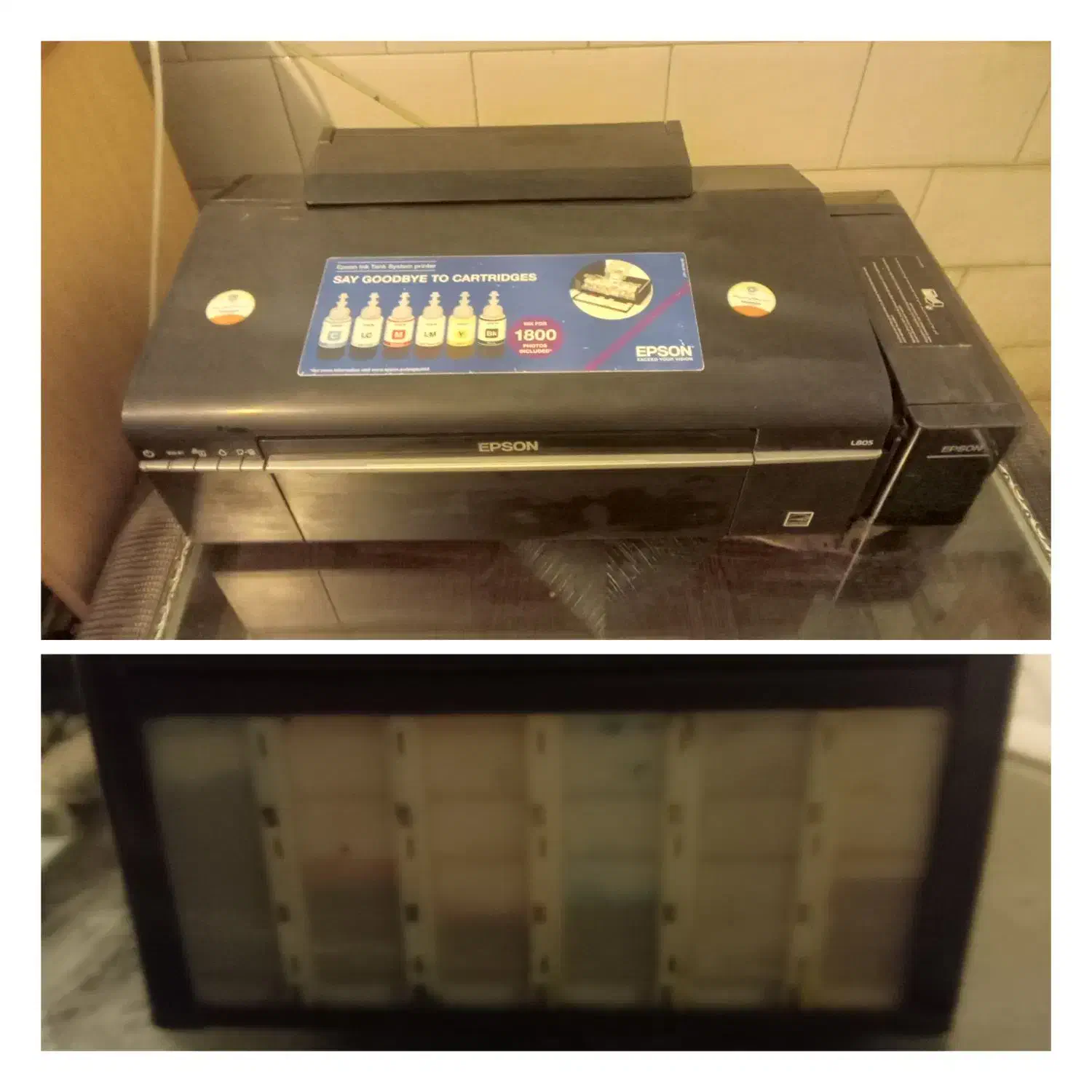 چاپگر L805 شش رنگ|پرینتر، اسکنر، کپی، فکس|ایلام, |دیوار