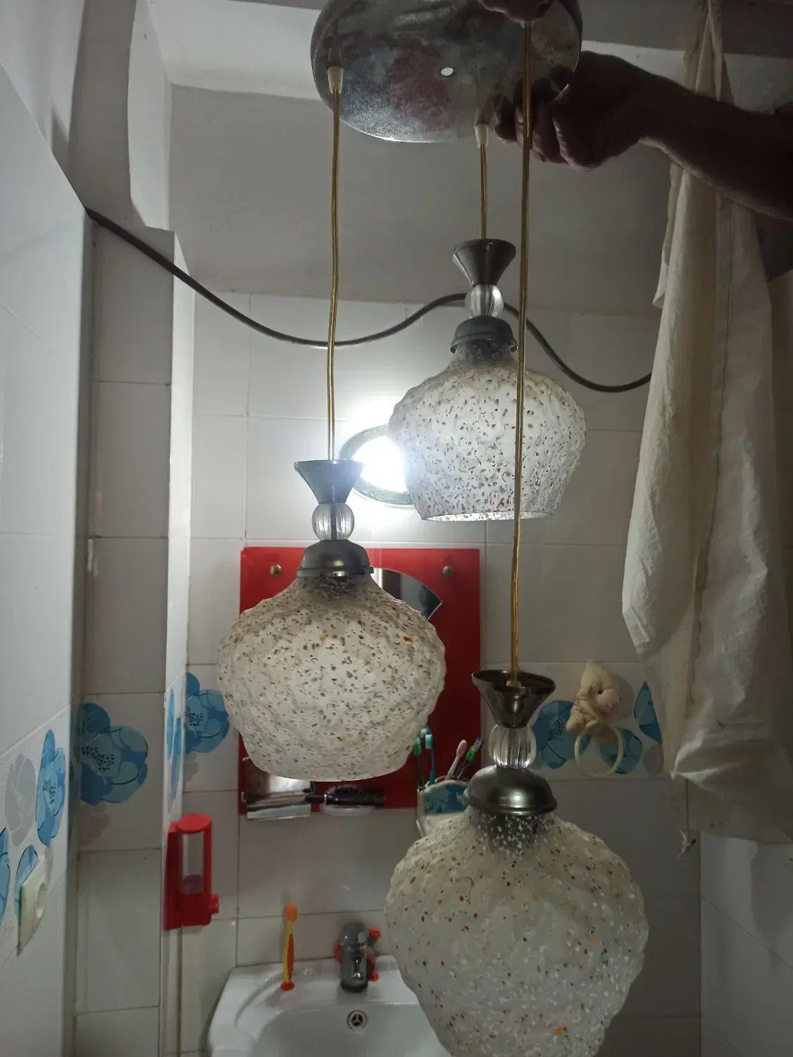 لوستر|لوستر و چراغ آویز|اردبیل, |دیوار