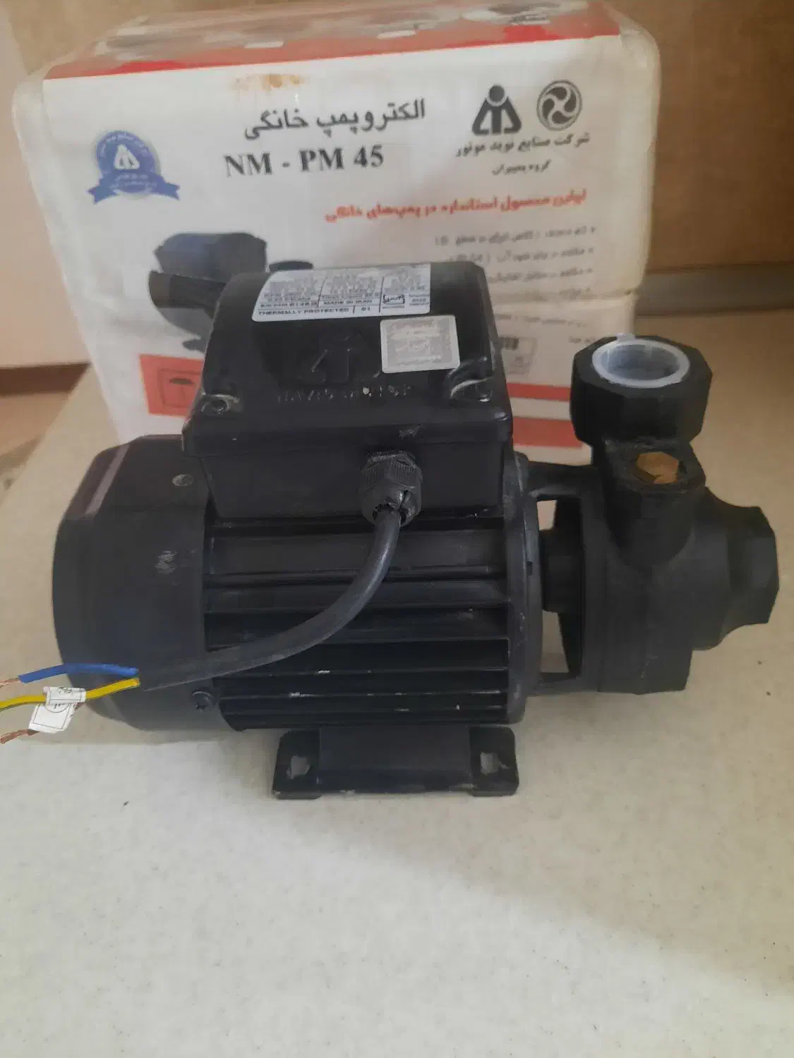 پمپ تقویت فشار آب نیم اسب محیطی نوید موتور|مصالح و تجهیزات ساختمان|تهران, سعادت‌آباد|دیوار