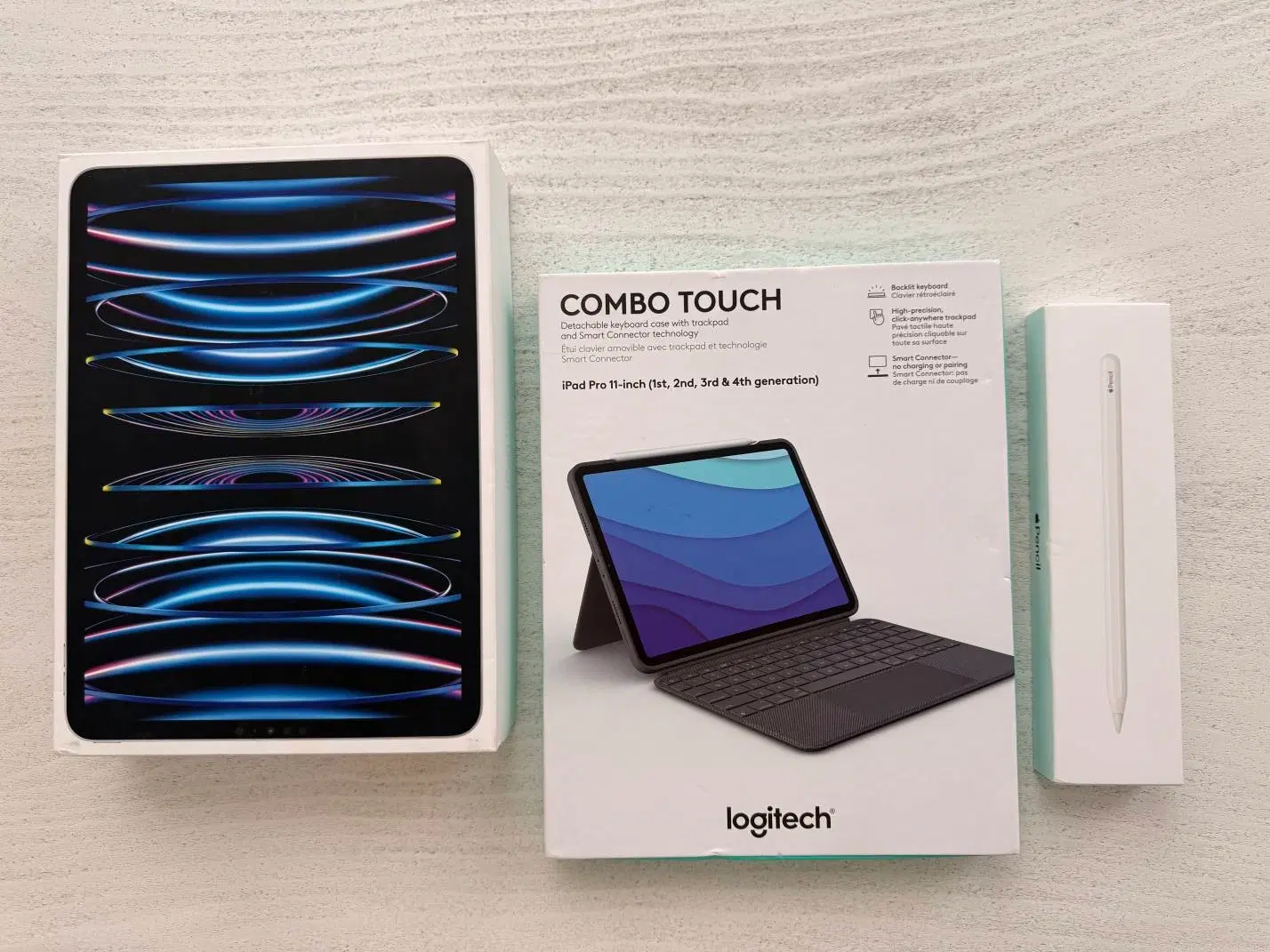 iPad Pro M2 11 128GB+ Pencil2 +Logitech ComboTouch|تبلت|تهران, ستارخان|دیوار