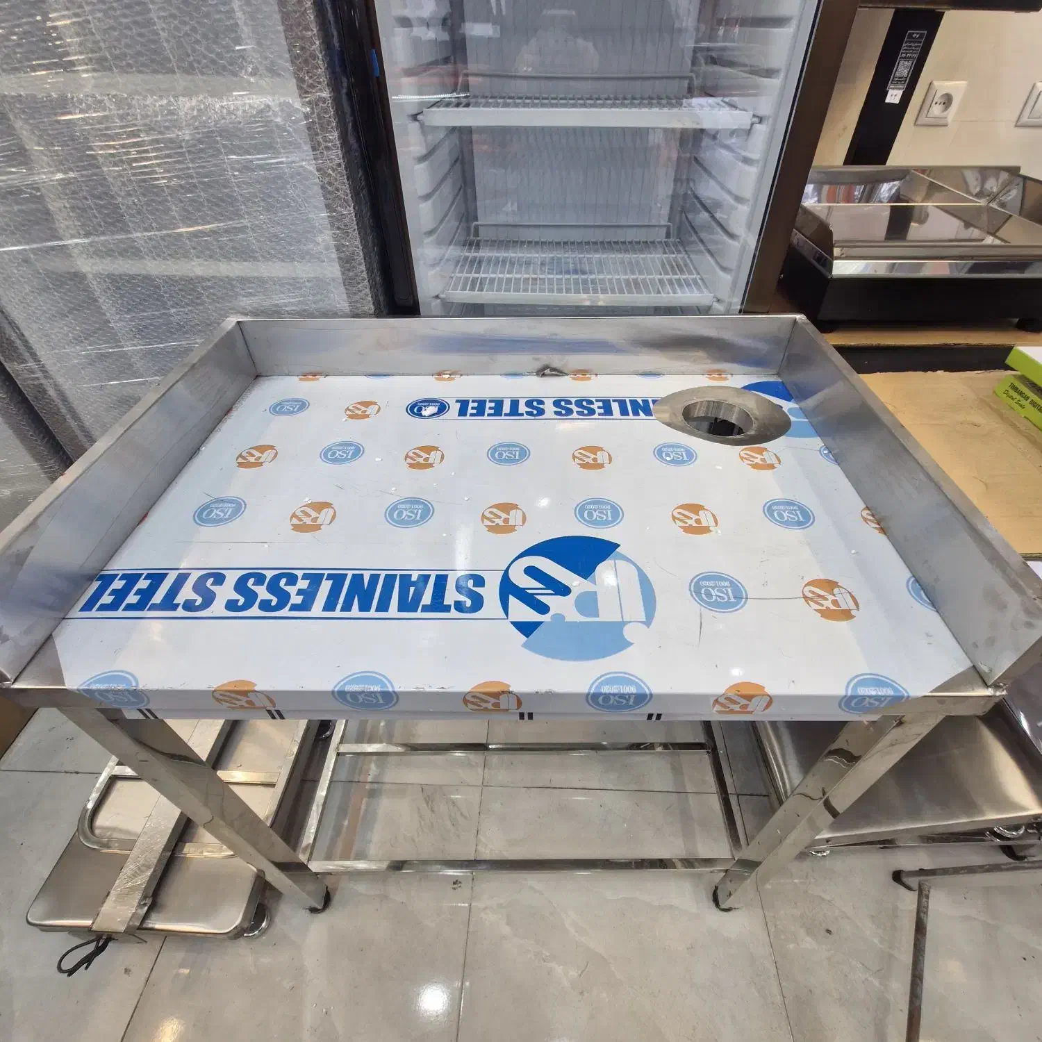 ترازو مدل B یخچال میز استیل مخصوص مرغ|فروشگاه و مغازه|رشت, یخسازی|دیوار