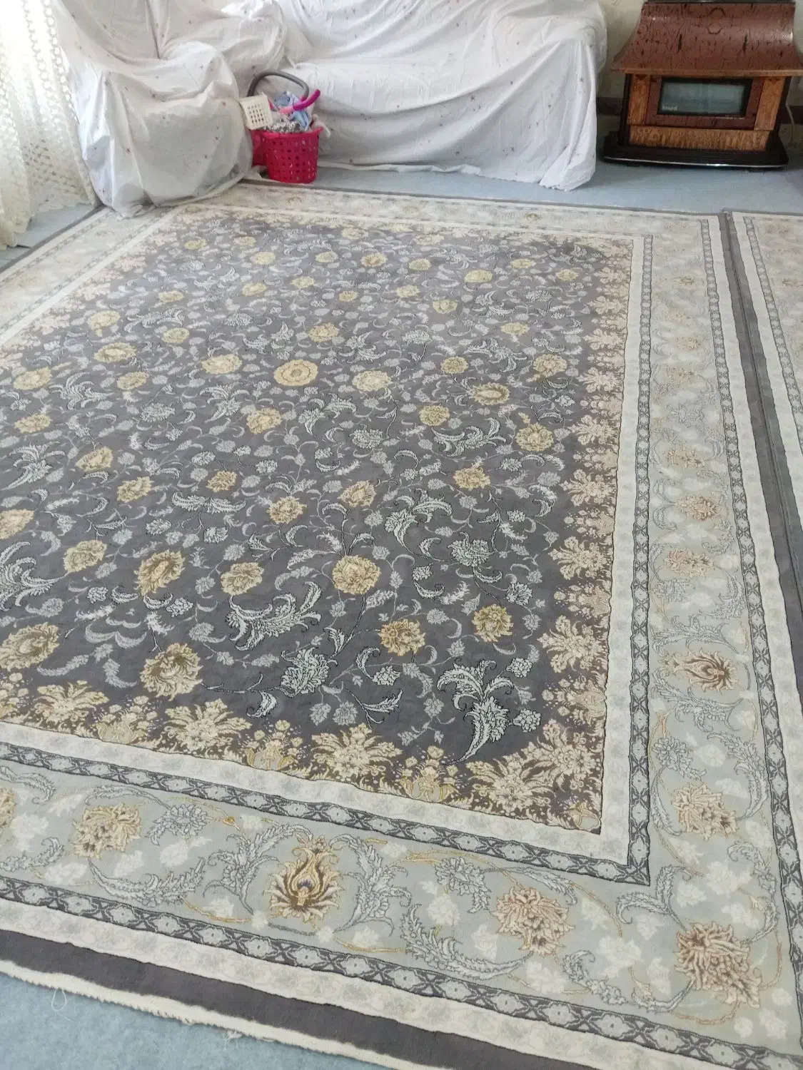 یک جفت فرش نو700شانه 2550تراکم جنس عالی|فرش|خمینیشهر, |دیوار