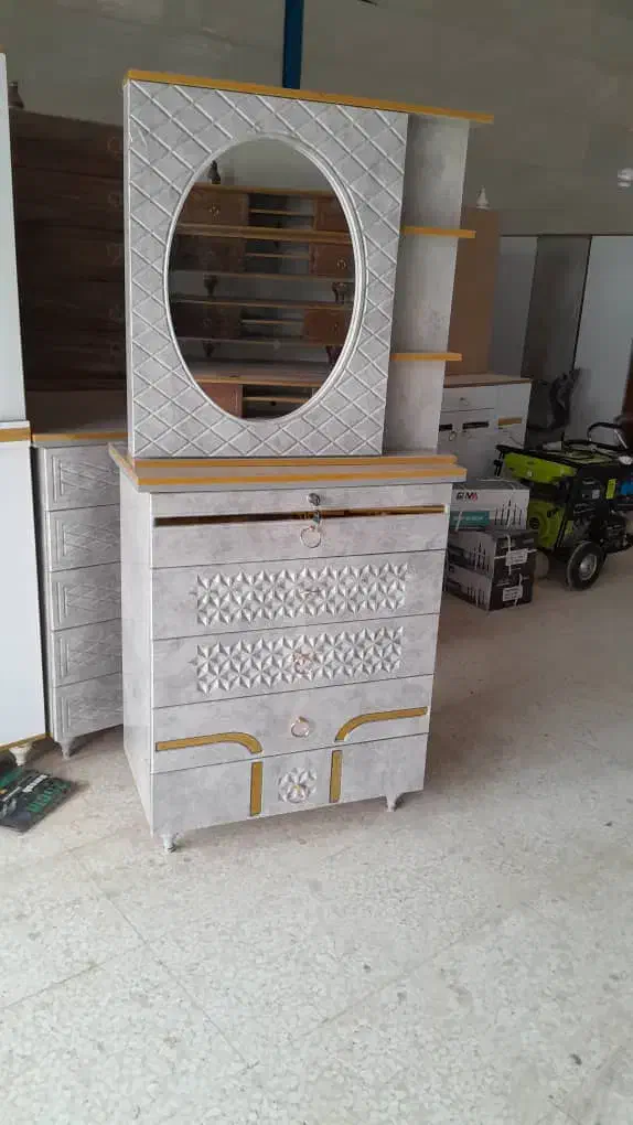 میز آرایش ۵ کشو و آینه کنسول وکیوم|جاکفشی، کمد، دراور|گنبد کاووس, |دیوار