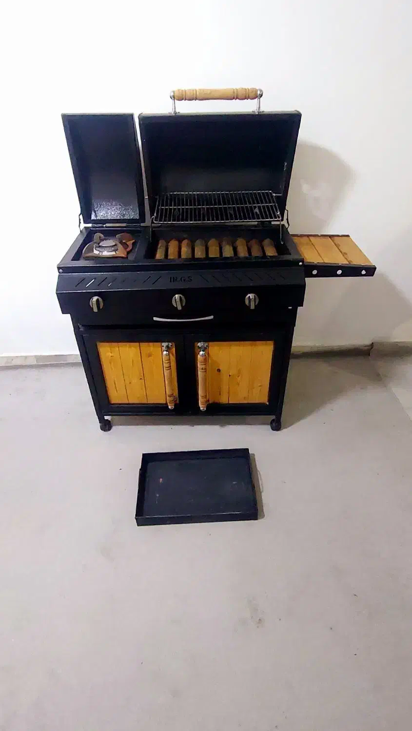 باربیکیو گازی زغالی|ظروف پخت‌وپز|جوانرود, |دیوار