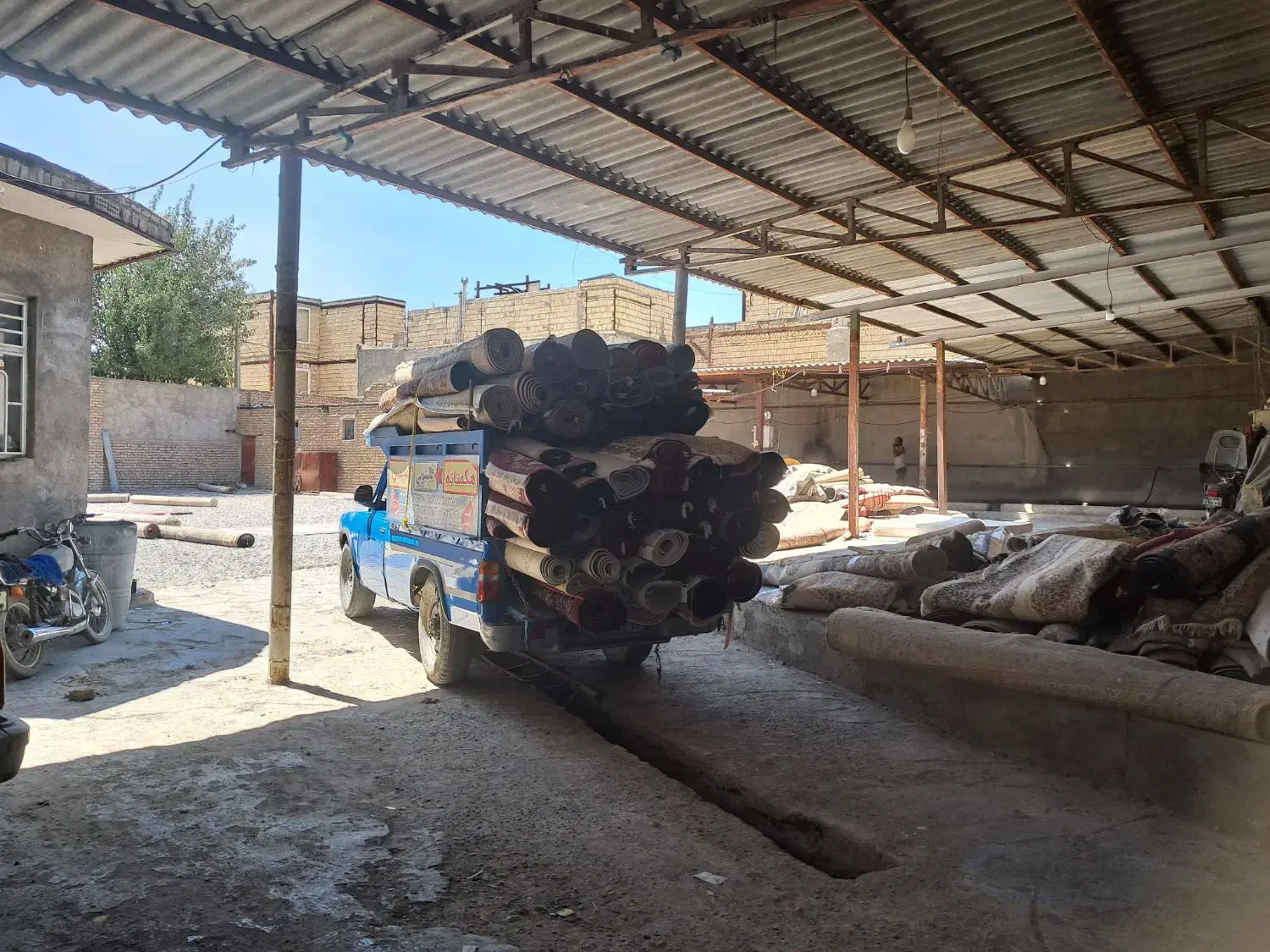 قالیشویی مبل شویی ((هگمتانه)) بدون چین چروک شکستگی|خدمات نظافت|مشهد, عبادی|دیوار