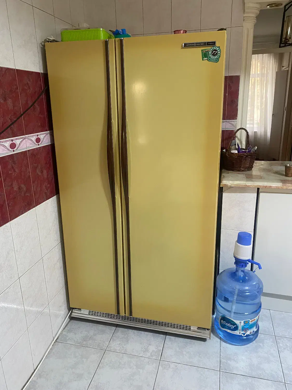 یخچال جنرال الکتریک آمریکایی اصل( روشن)|یخچال و فریزر|لواسان, |دیوار