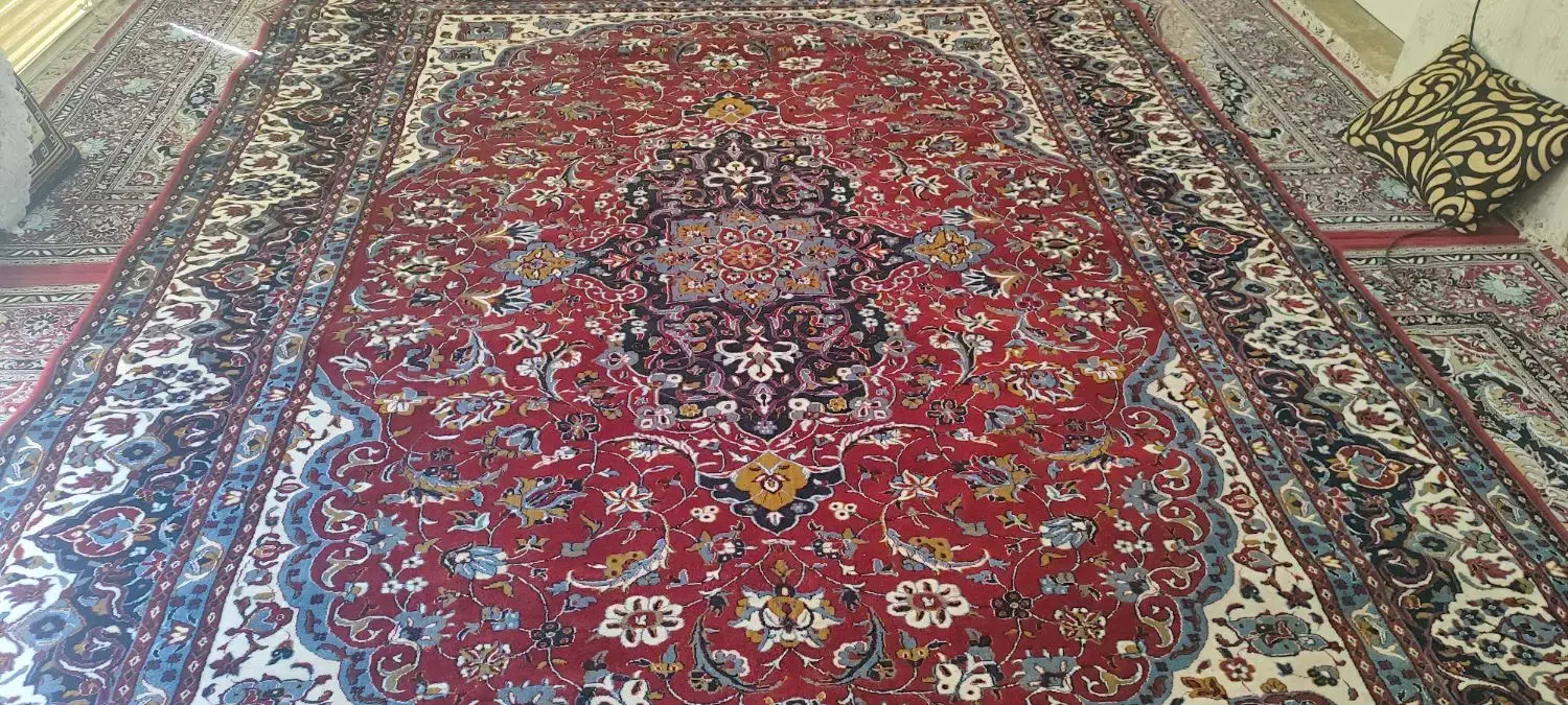 قالی 12متری|فرش|آباده, |دیوار