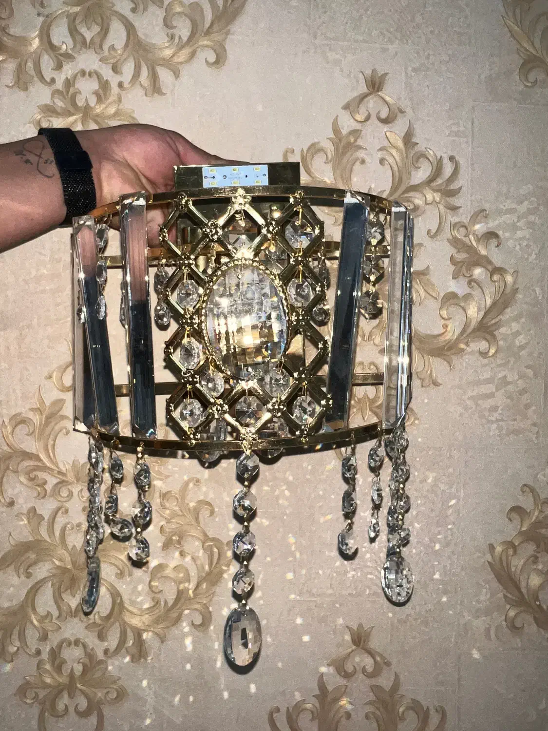 لوسترشیک دیوارکوب|لوستر و چراغ آویز|قزوین, |دیوار