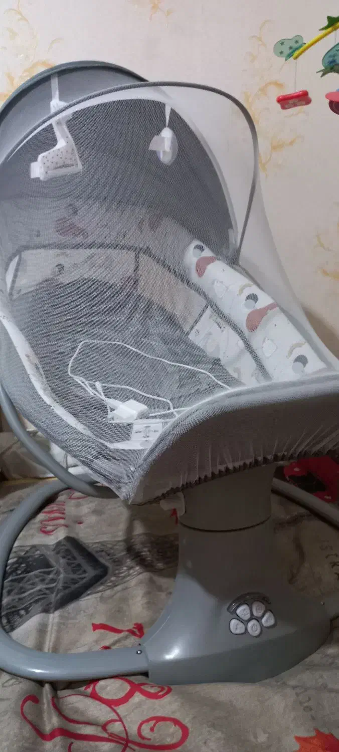 گهواره برقی ماستلا|تخت و صندلی بچه|شاهدشهر, |دیوار