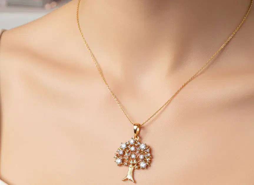 گردنبند طرح درختی کد ۲۴۹|بدلیجات|تهران, بازار|دیوار