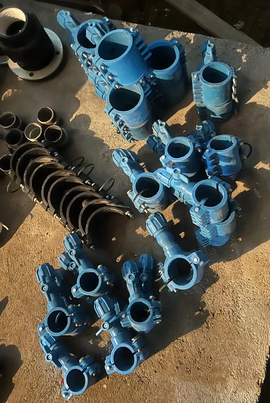 اتصالات و کلمپ پلی اتیلن‌ و شیر فلکه چدنی|مصالح و تجهیزات ساختمان|تهران, چیتگر جنوبی|دیوار