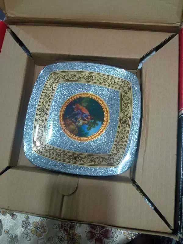 زیربالای طرح لیلی و مجنون کاملا نو پلمپ|ظروف سرو و پذیرایی|صومعه‌سرا, |دیوار