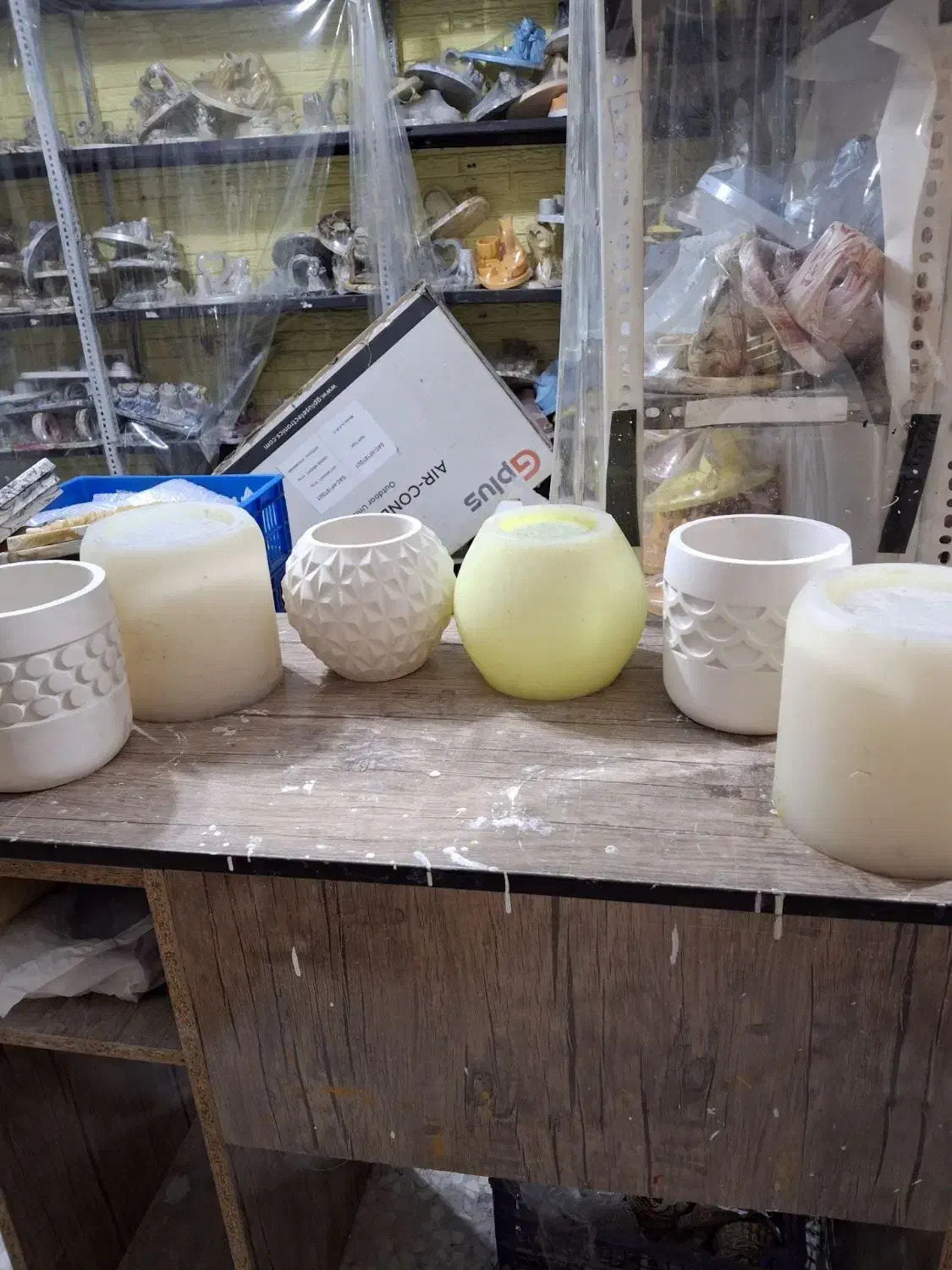 قالب سلیکونی گلدان|صنایع دستی و سایر لوازم تزئینی|رشت, آزادگان|دیوار