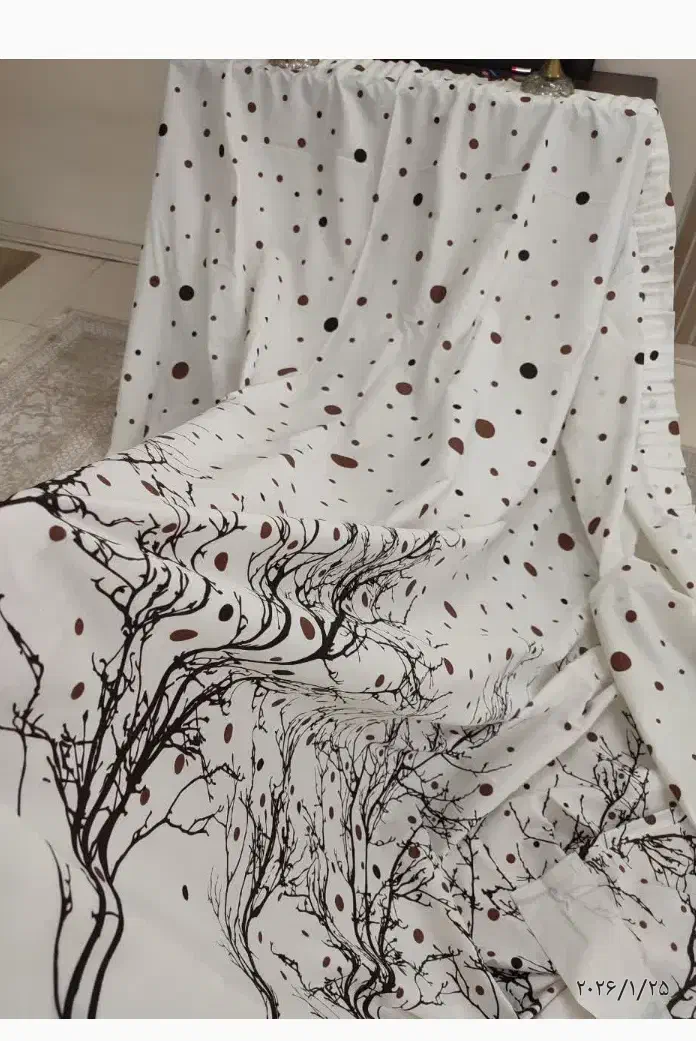 پرده طرحدار ۳ متر|پرده، رانر، رومیزی|مشهد, سمزقند|دیوار