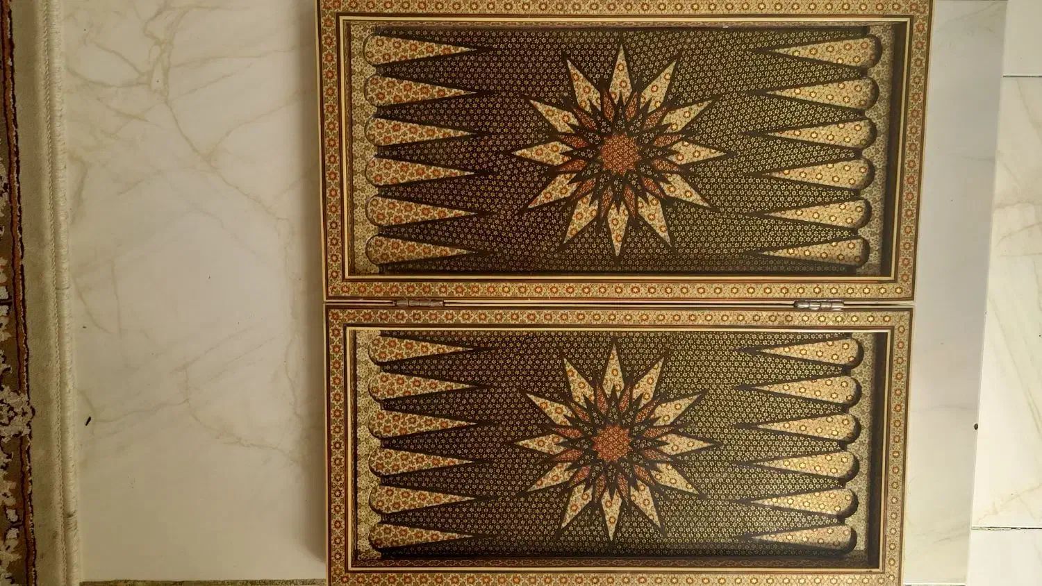 تخته نرد تمام خاتم|صنایع دستی و سایر لوازم تزئینی|شیراز, شاهچراغ|دیوار