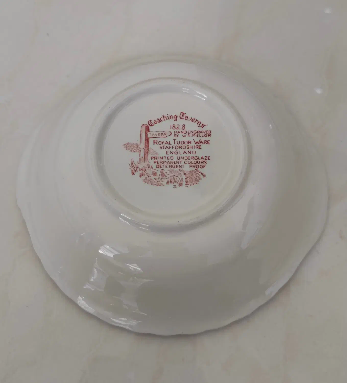 کاسه وینتیج انگلیسی|کلکسیون اشیاء عتیقه|قزوین, |دیوار