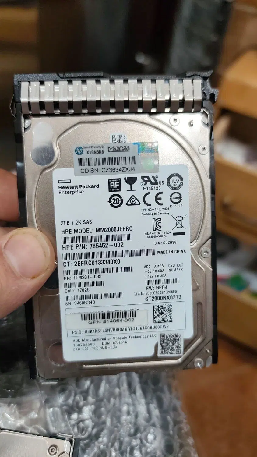 هارد سرور 2 ترا 7.2k sas|قطعات و لوازم جانبی رایانه|تهران, جمهوری|دیوار