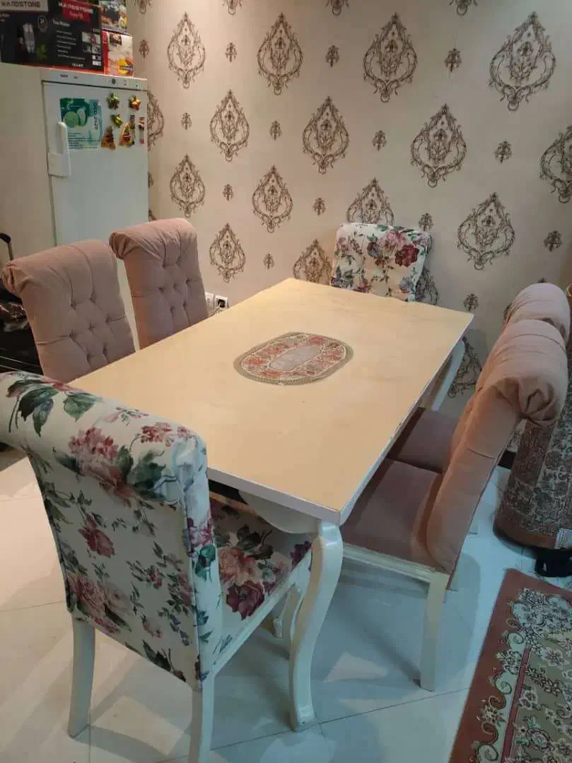 میز ۶ نفره چوبی|میز و صندلی غذاخوری|تهران, سازمان برنامه شمالی|دیوار