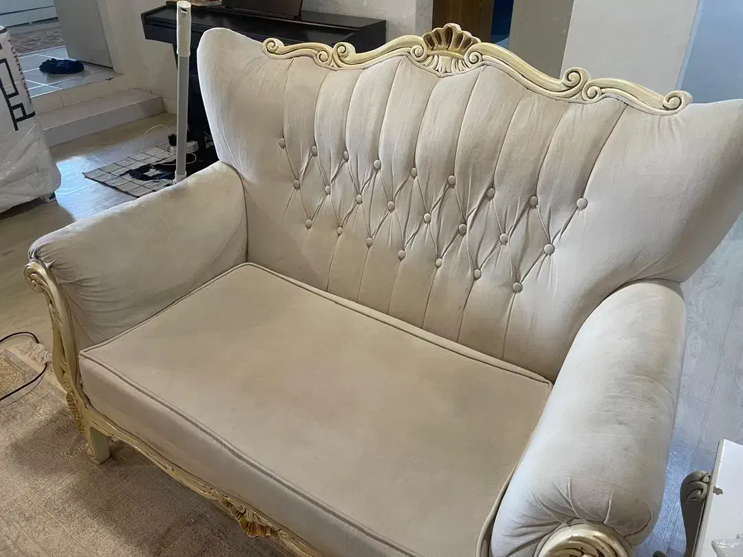 فروش یک دست مبلمان هفت نفره و میز نهار خوری شش نفر|مبلمان خانگی و میز عسلی|اهواز, شهرک نفت|دیوار