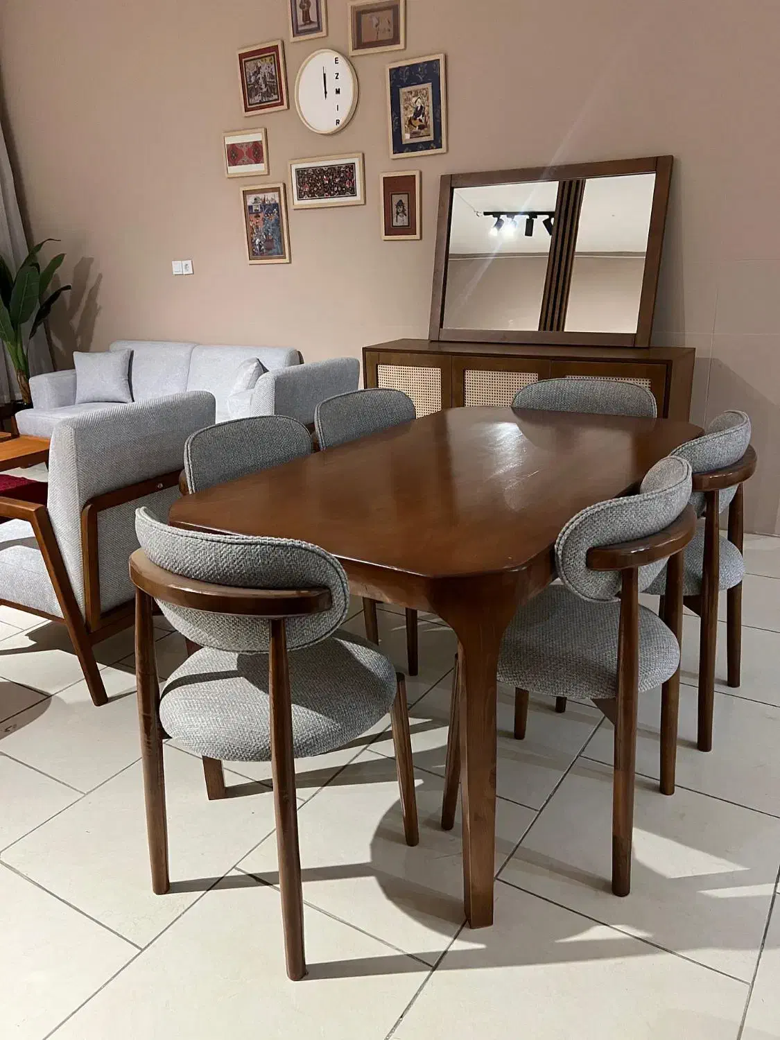 غذاخوری - ناهارخوری - مدل مونیکا|میز و صندلی غذاخوری|رشت, گلسار|دیوار