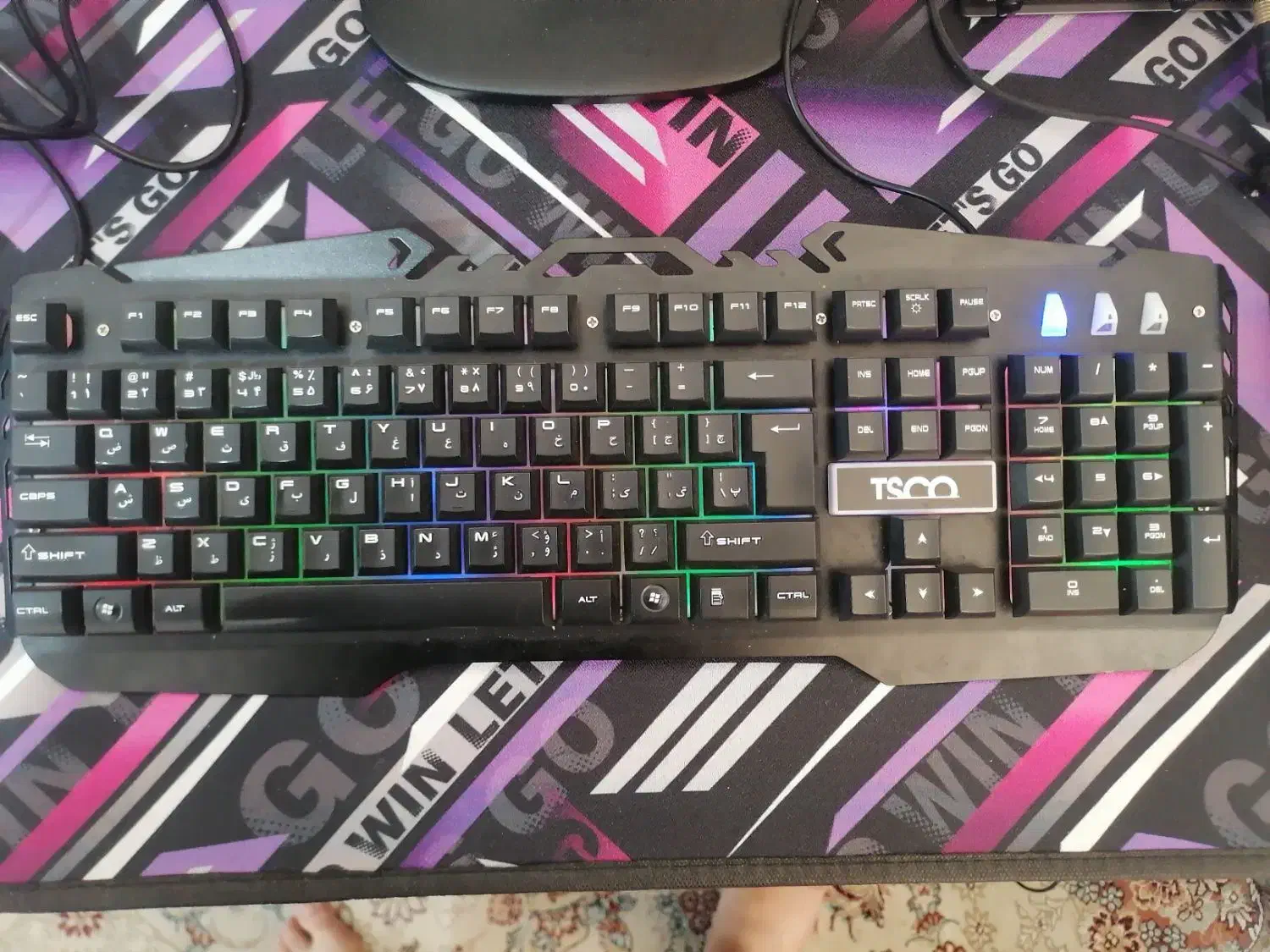 کیبورد گیمینگ تسکو|قطعات و لوازم جانبی رایانه|قم, شهر قائم|دیوار