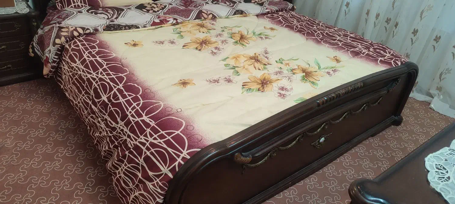 سرویس کامل تخت و دراور و پاتختی|تخت و سرویس خواب|مشهد, تربیت (صدف)|دیوار