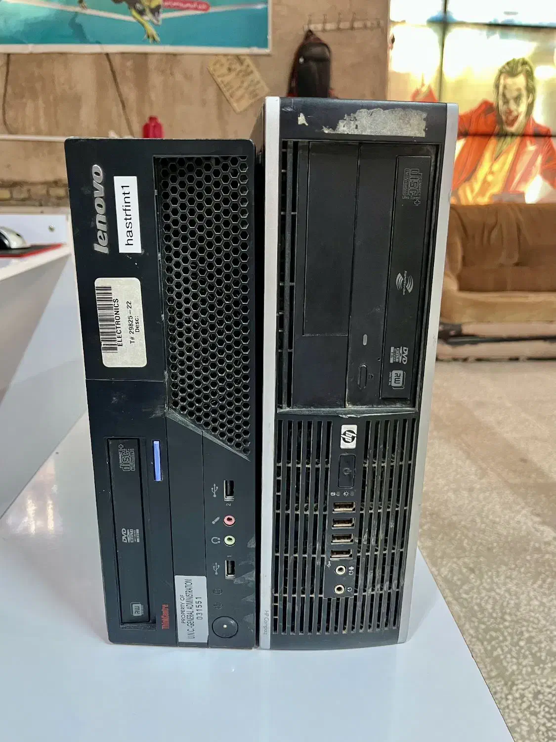 2 عدد مینی کیس hp و lenovo|رایانه رومیزی|گناباد, |دیوار