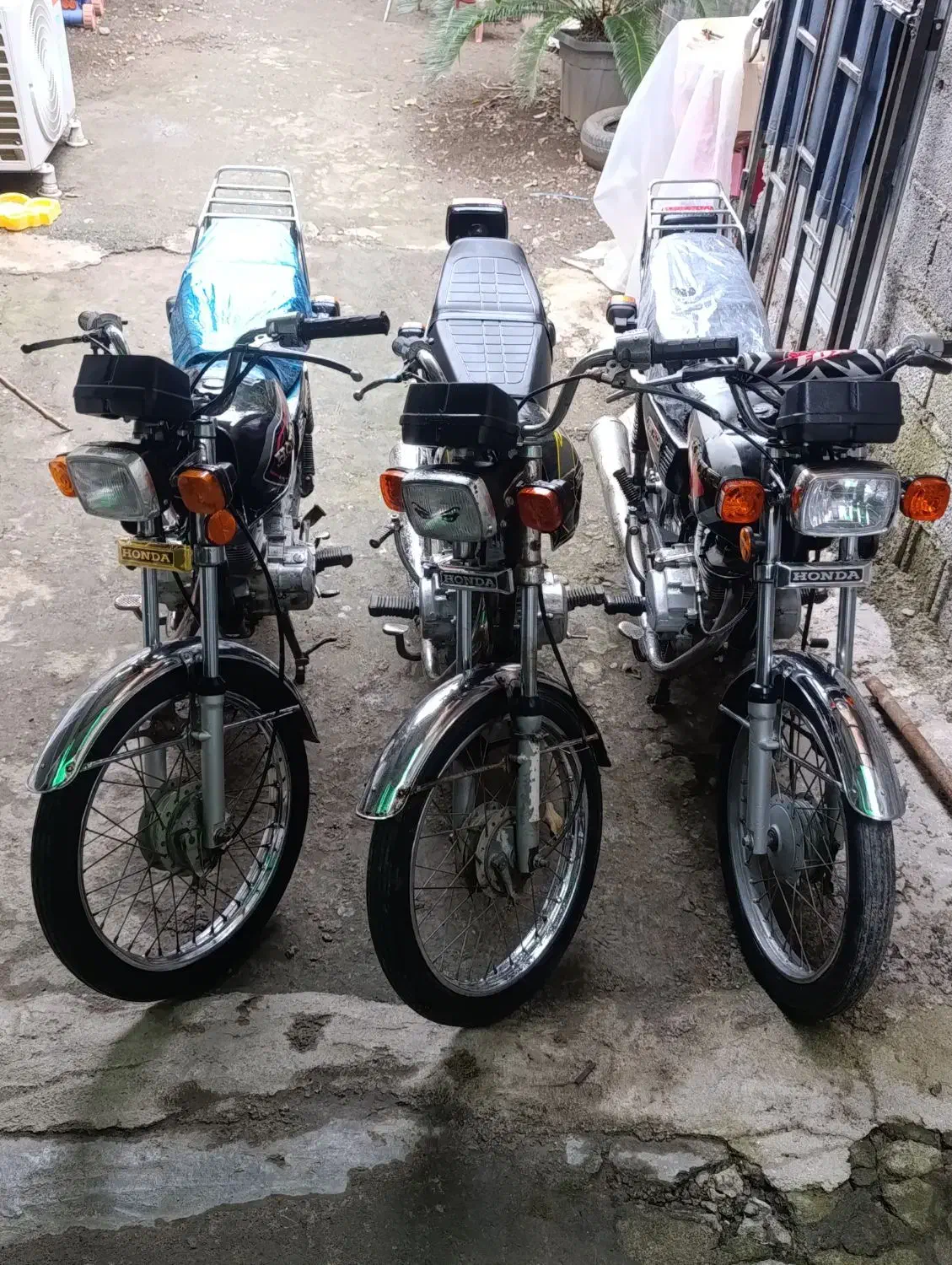 تعداد ۳ عدد هوندا مزایده سالم تمیز|موتورسیکلت|چابکسر, |دیوار