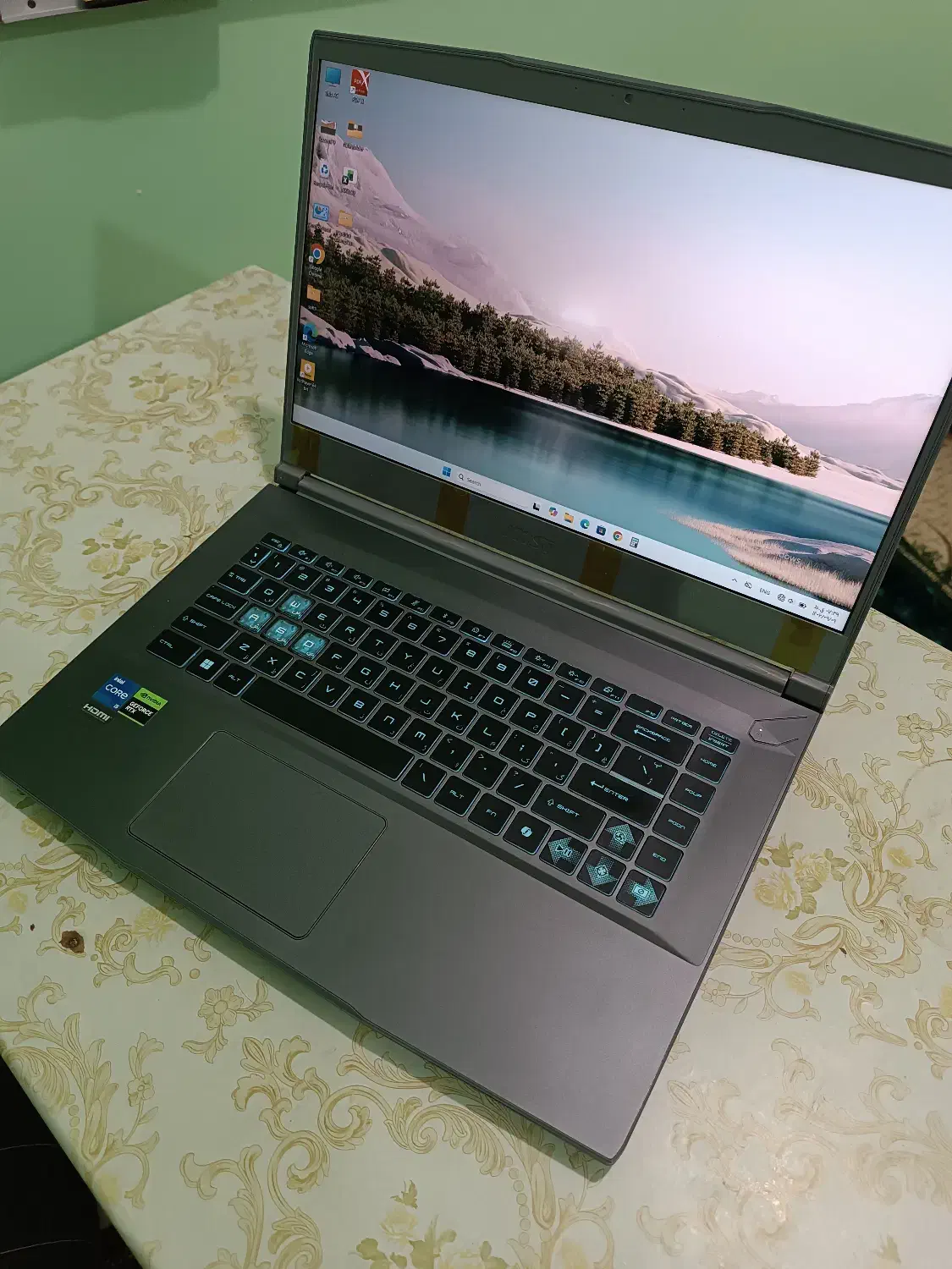 لپتاپ msi thin 15 b13uc|رایانه همراه|رامیان, |دیوار