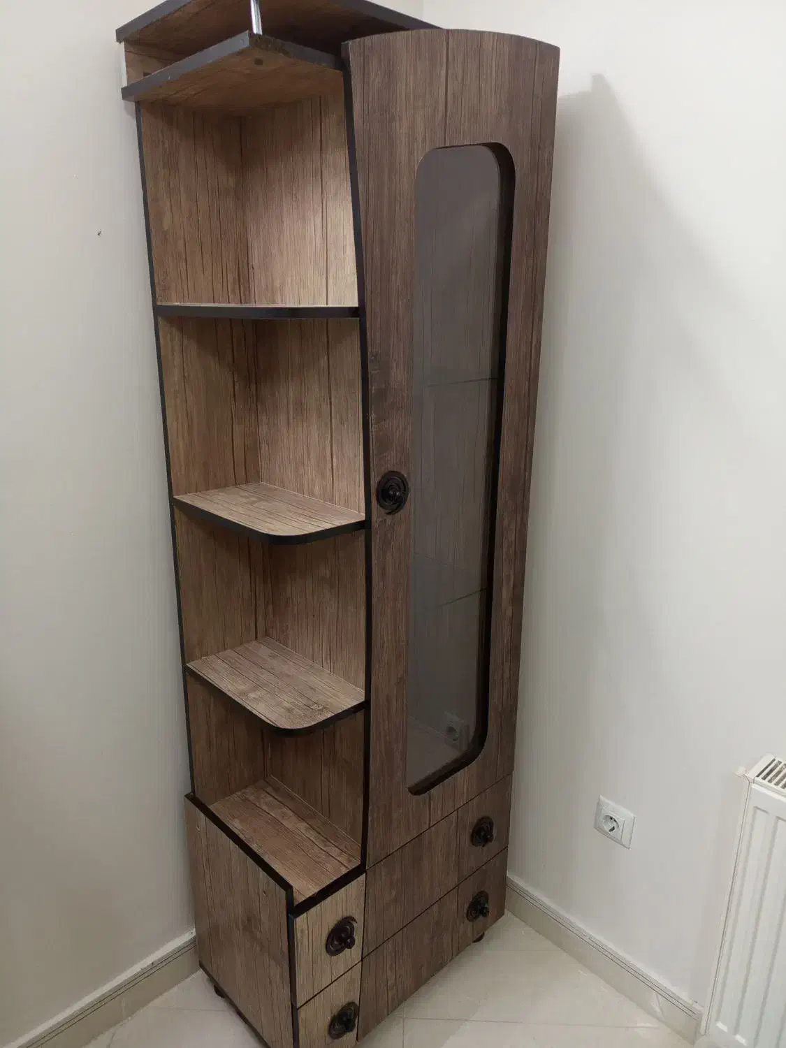 کتابخانه|کتابخانه، شلف، قفسه‌های دیواری|طرقبه, |دیوار