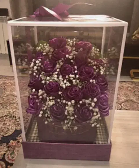 گل روبانی زیبا|گل مصنوعی|قرچک, زیبا شهر|دیوار