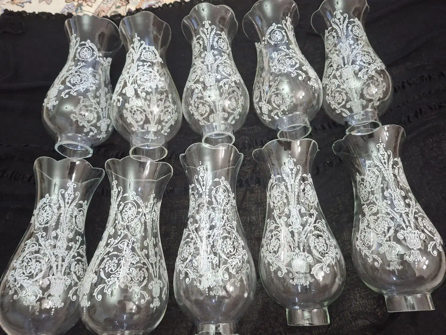 ۱۰ عدد لاله لوستر نو|لوستر و چراغ آویز|اراک, |دیوار