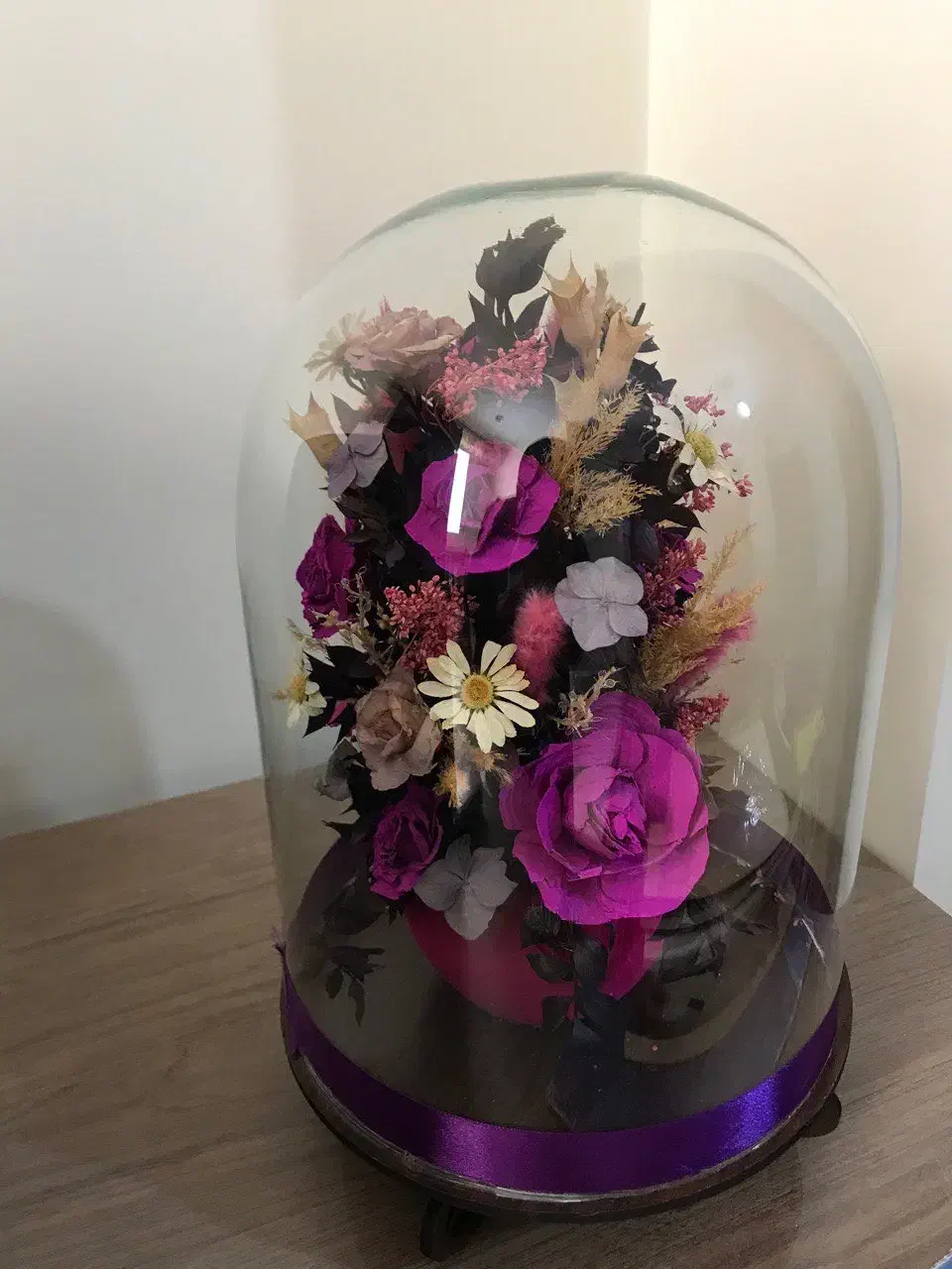 باکس شیشه ای گل خشک|گل مصنوعی|اصفهان, چرخاب|دیوار