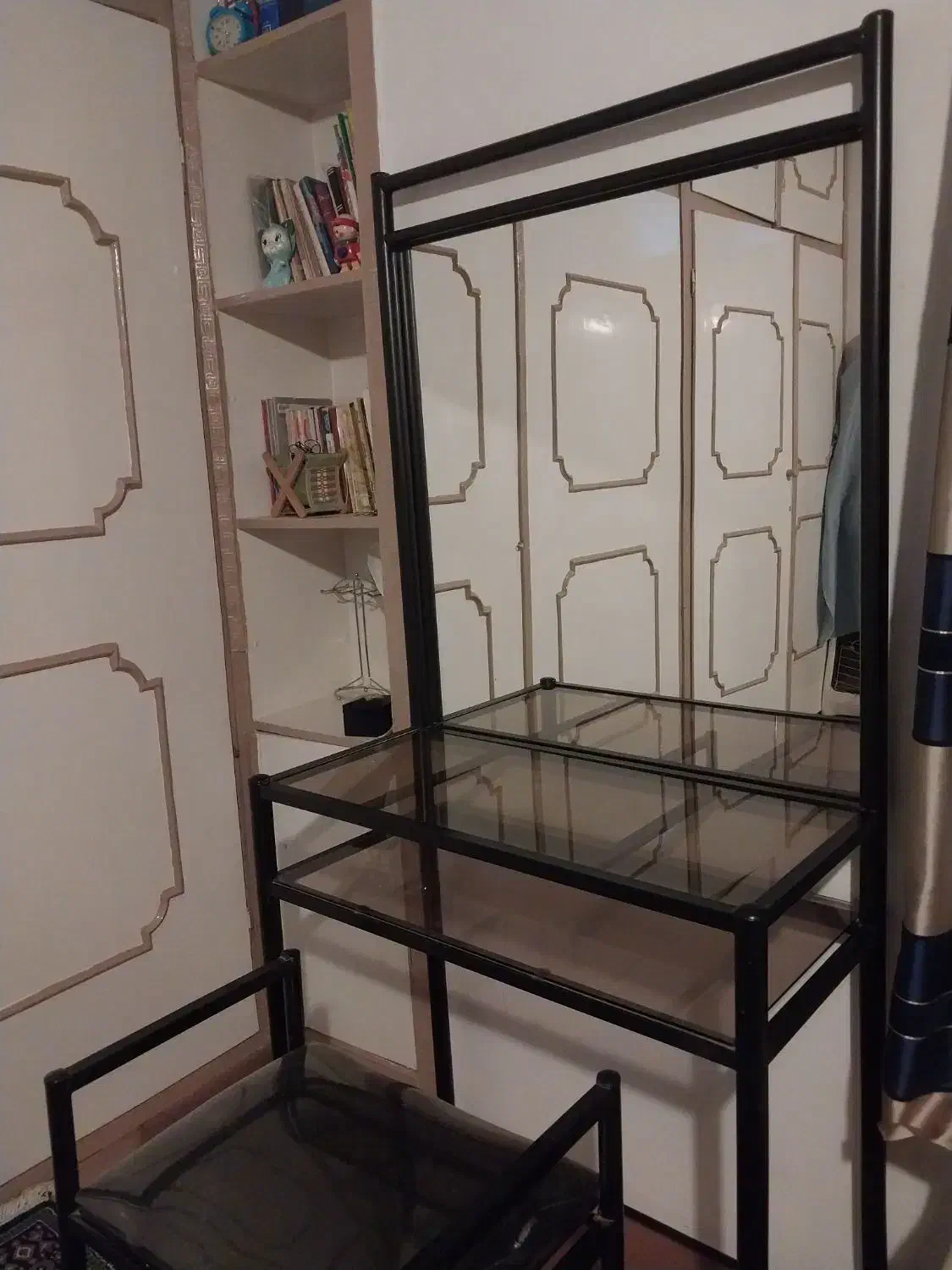 میز آرایش فرفورژه|تخت و سرویس خواب|سنندج, |دیوار