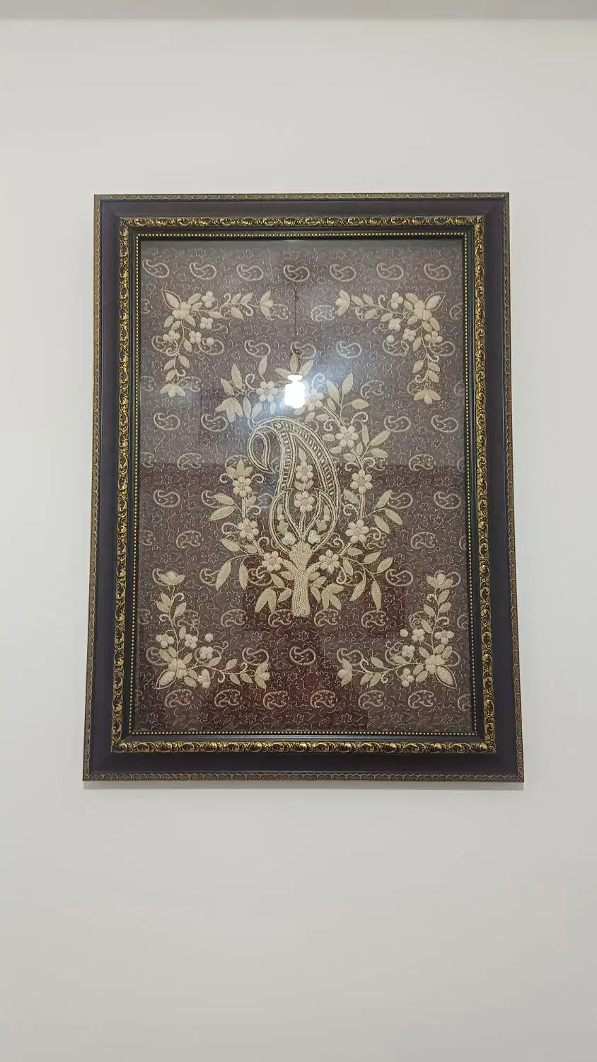 تابلو ترمه بزرگ|تابلو فرش|اراک, |دیوار