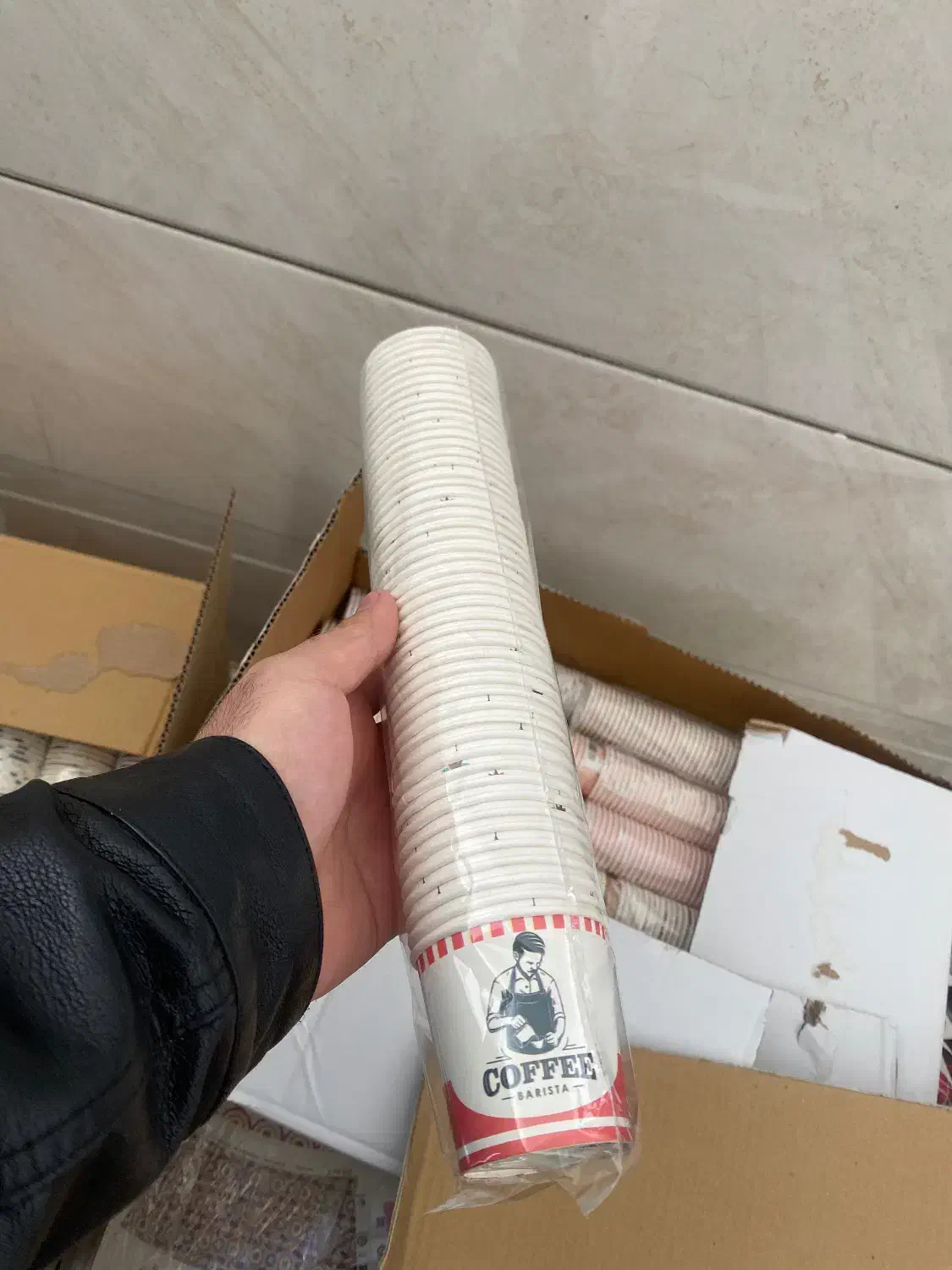 انواع لیوان کاغذی|ظروف نگهدارنده، پلاستیکی، یک‌بارمصرف|قوچان, |دیوار