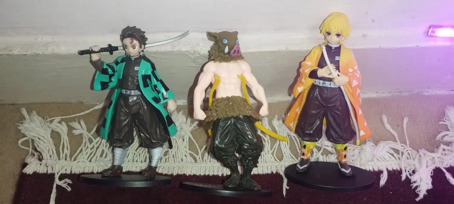 اکشن فیگور انیمه شیطان کش ۳ عددی|اسباب‌‌بازی|بوشهر, |دیوار