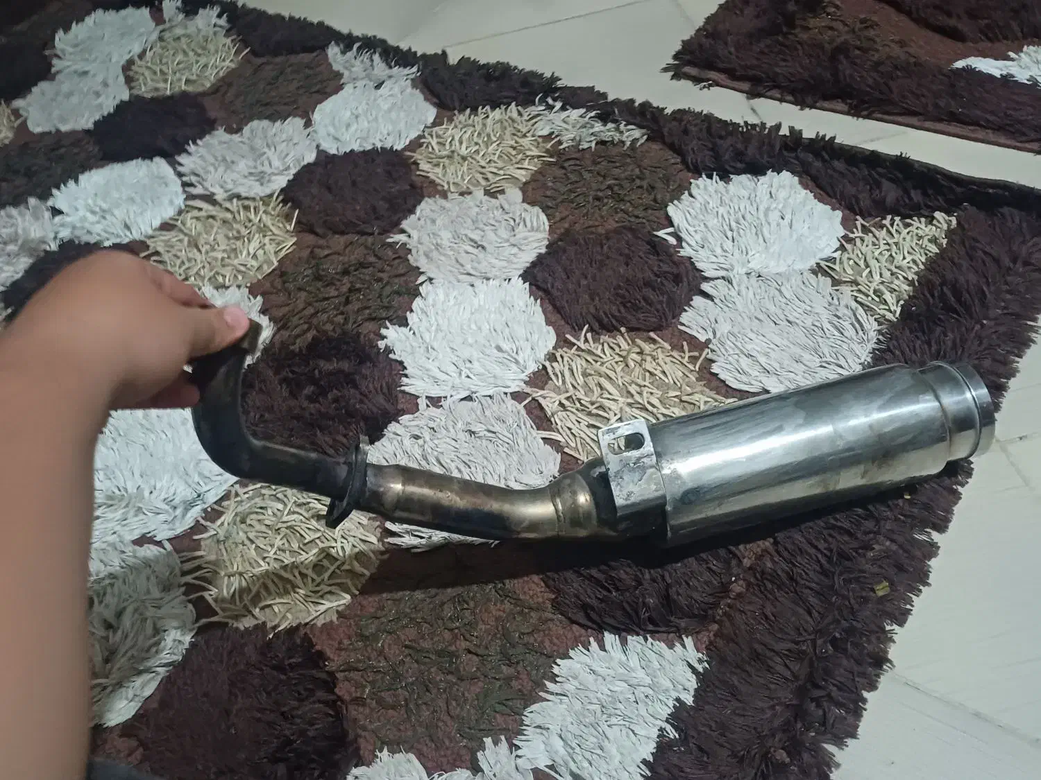 اگزوز قهرمانی () دارای سایلنسر () صدای خوب|قطعات یدکی و لوازم جانبی|بندر کنگان, |دیوار