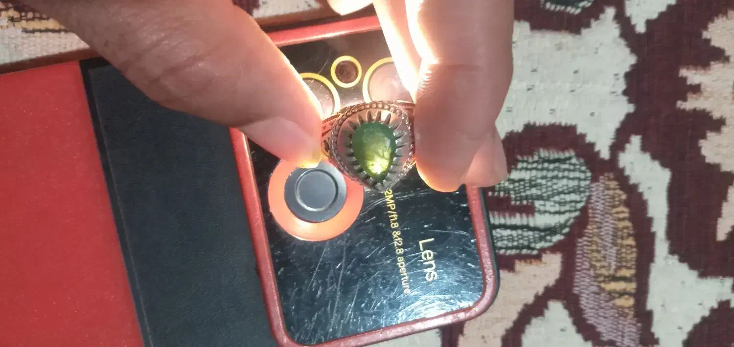 انگشتر زمرد اشکی|جواهرات|زابل, |دیوار