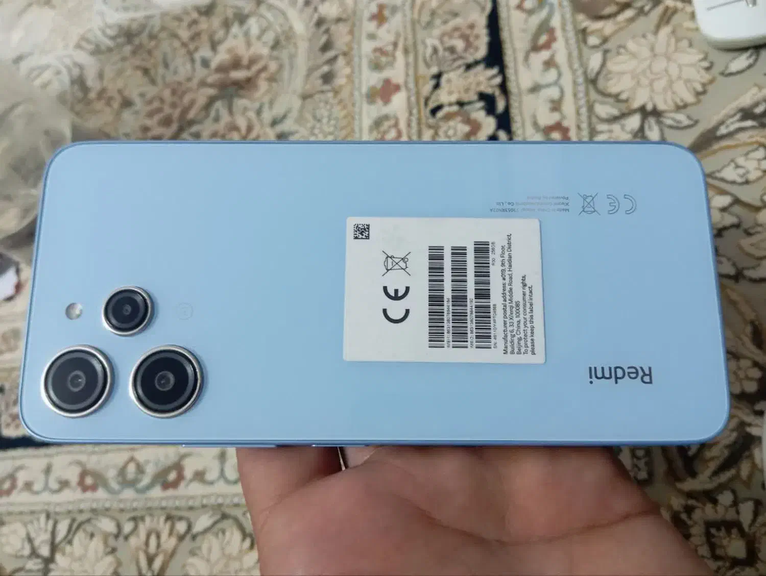 گوشی ردمی 12 نو رنگ آبی|موبایل|قم, باغ شریفی|دیوار